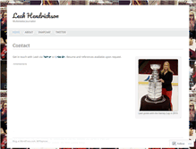 Tablet Screenshot of leahhendrickson.com